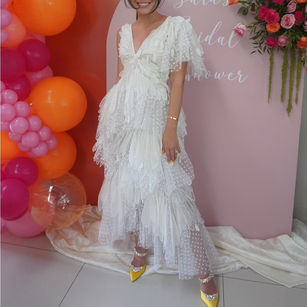 Zimmermann Rhythmic Fluted Gown